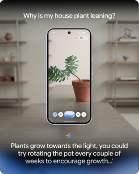 Pixel 11'de Gemini Live