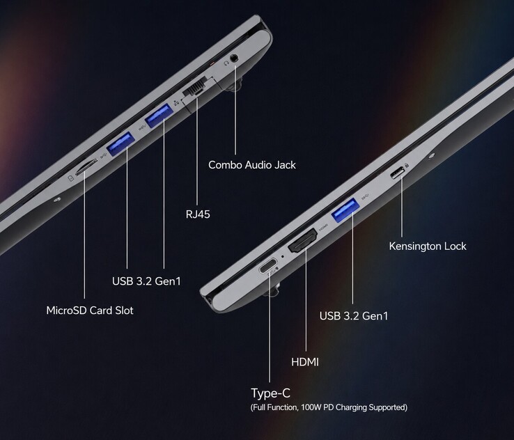 Acer Swift Go Bağlantı Noktaları (makine çevirisi)