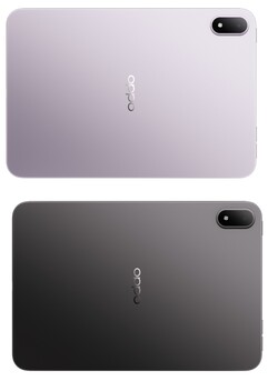 Monet Moru ve Uzay Grisi renklerindeki Oppo Pad Min