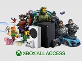 Xbox konsollarının gösterildiği Xbox All Access afişi