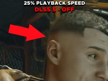 Orijinal DLSS off görüntülerinde saç dokusuna sahip aynı Starfield karakteri.