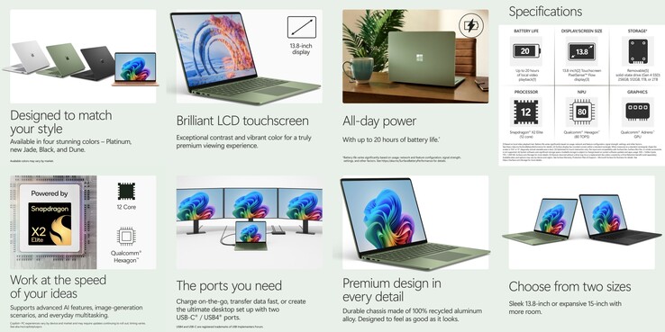 13,8 inç Surface Laptop 8.