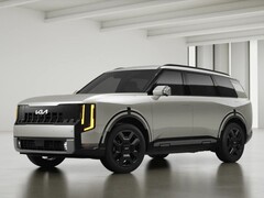 Ivory Silver donanımında resmedilen 2027 model Kia Telluride