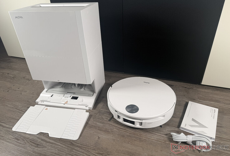 Mova S70 Silindirin çok kolay yönetilebilir teslimat kapsamı