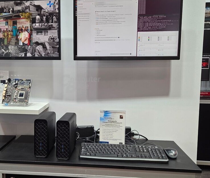 Sapphire Edge AI Max+ 395 mini PC muhtemelen bu yıl içinde piyasaya sürülecek.