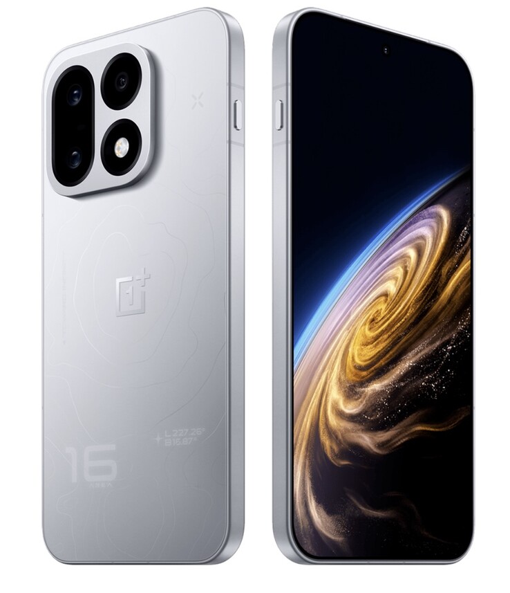 "Tomorrow's Starlight" renk seçeneğine sahip OnePlus 16.