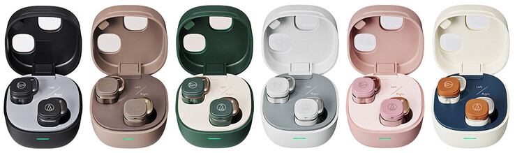 Audio-Technica ATH-SQ1TW2NC kulaklıklar siyah, cafe latte, orman yeşili, gri, pembe veya beyaz camel renklerinde mevcuttur.