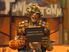 Overwatch 2 karakteri Junkrat (Jamison Fawkes).