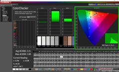 ColorChecker before calibration