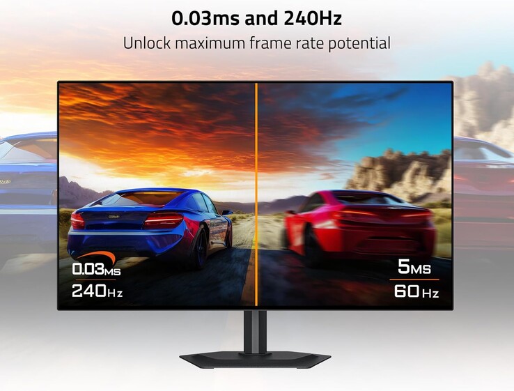 Gigabyte GO27Q24G WOLED oyun monitörü 240 Hz yenileme hızına sahiptir