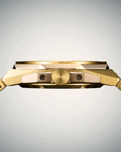 Citizen NB6085-57W kurma kolunu gösteren yandan görünüm.