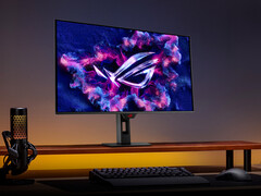 ROG Strix OLED XG32UQDMS, Asus'un bir başka 4K, 240 Hz ve 32 inç OLED oyun monitörüdür.