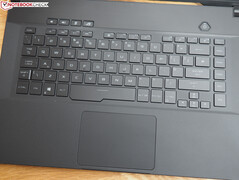 Asus ROG Zephyrus S15 - Input devices