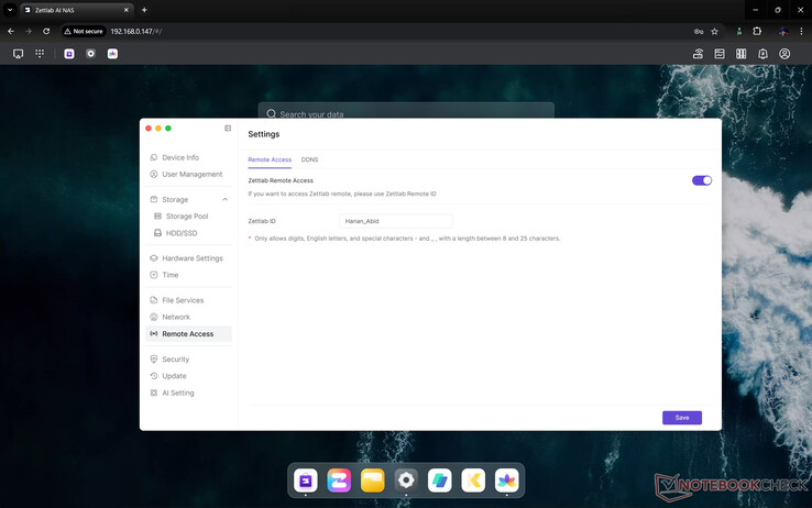 ZettOS üzerinde uzaktan erişim kurulumu