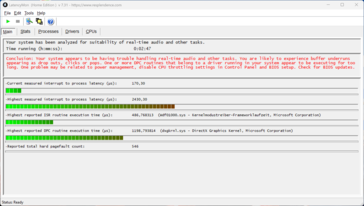 LatencyMon - genel bakış