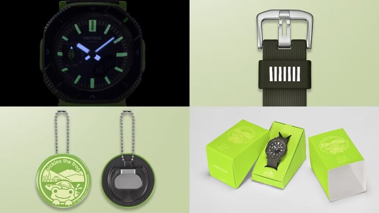 Casio Pro Trek x Japonya Doğa Koruma Derneği x Pickles the Frog PRJ-B001NJ-3 saat