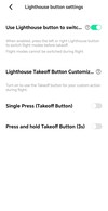 Ayrıca Lighthouse Tracker’ın davranışını da yapılandırabilirsiniz