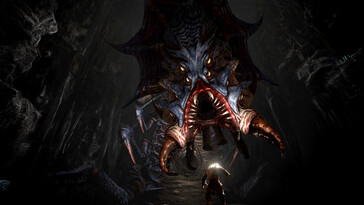 Styx: Shards of Darkness oyununda bir yaratığı gösteren bir resim.