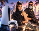 PS5 ve DualSense kontrol cihazının yanında GTA 6 karakterleri.