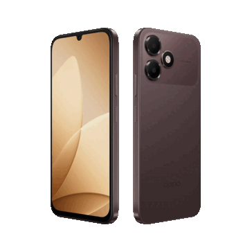 Stone Brown rengindeki Oppo K14 Lite.