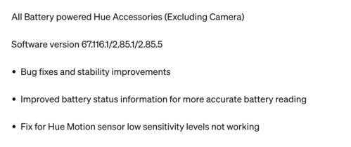 Yazılım sürümü 67.116.1/2.85.1/2.85.5 için değişiklik günlüğü