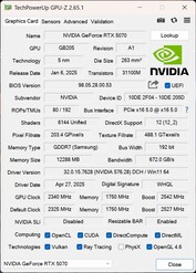 GPU-Z (1-Click-OC etkinleştirildi)