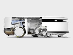 Kärcher'in yeni RVF 7 Comfort Extra robot süpürgesi yuvarlanarak paspaslama imkanı sunuyor. (Resim kaynağı: Kärcher)