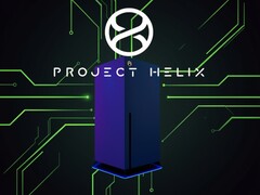 Project Helix Xbox konsol konseptini gösteren bir afiş