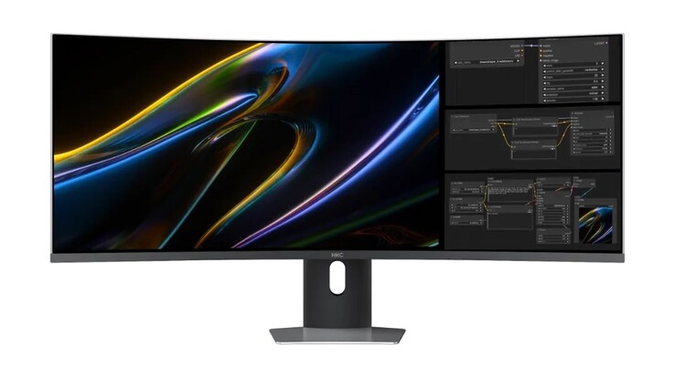 Mini LED oyun monitörü, 5.760 x 2.160 piksel çözünürlüğe sahiptir.