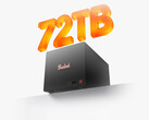 ME Pro 370'in fiyatı yaklaşık 590 dolardan başlıyor. Resimde: 72 TB depolama desteğini gösteren NAS'ın tanıtım fotoğrafı.