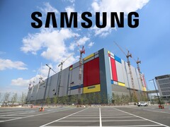 Samsung Pyeongtaek fabrikası gösteriliyor