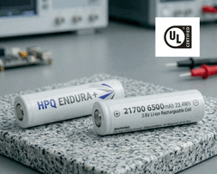 HPQ Silicons 21700 hücreleri 23,4 Wh'ye ulaşır.