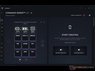 Command Touch Display özelleştirme.