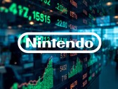 Hisse senedi göstergesinin önünde gösterilen Nintendo logosu