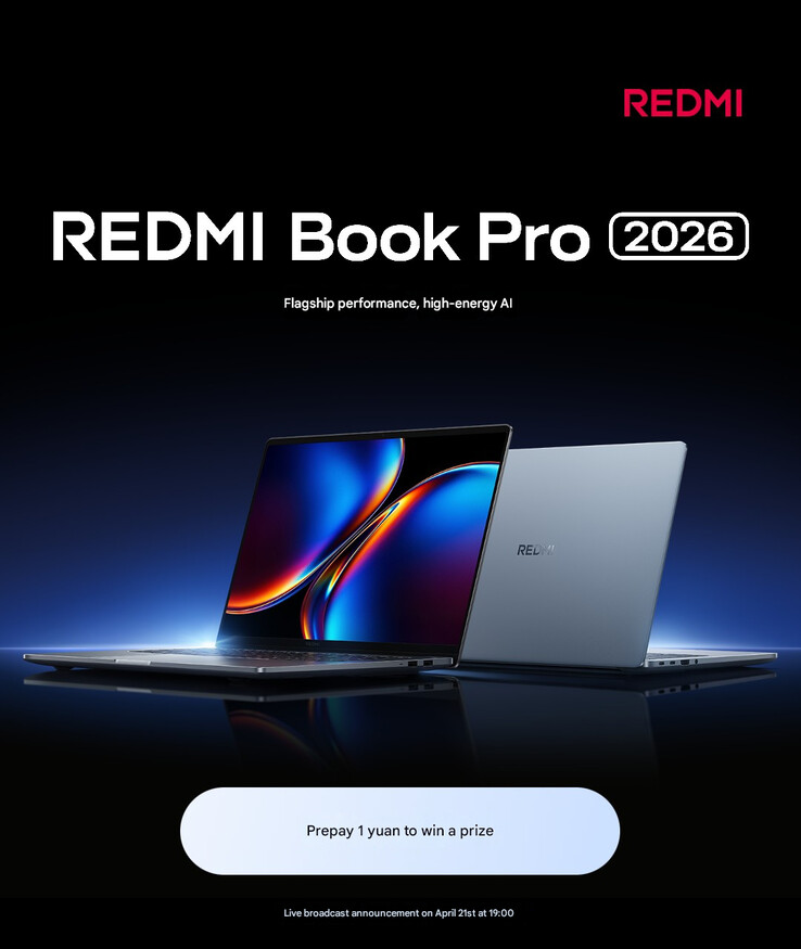 Redmi Book Pro 2026 için lansman tarihi duyurusu (makine çevirisi)