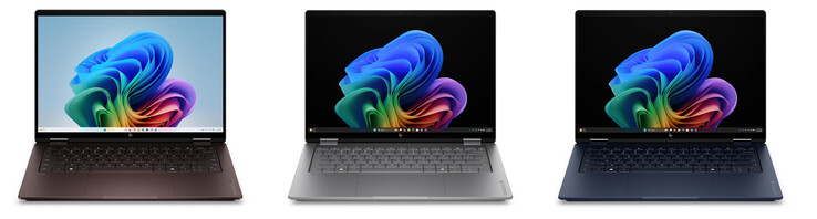 HP, AMD modelleri için Deep Espresso ve Intel alternatifleri için Meteor Silver renklerini ayırmıştır, soldan sağa.