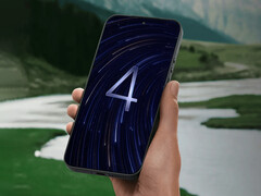 İlk partide toplam yedi cihaz bulunmaktadır. Resimde: Üst kısmında HyperOS 4 logosu bulunan, düzenlenmiş bir Xiaomi 17 Ultra tanıtım fotoğrafı.