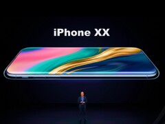 Yapay zeka tarafından oluşturulan iPhone 20/XX tasarım görüntüsü.