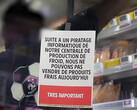 Fransa'daki bir süpermarkette siber saldırı bildirimi
