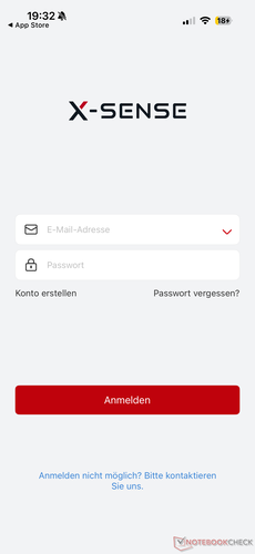 X-Sense uygulamasına giriş yapın