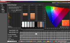 ColorChecker before calibration