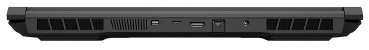 Geri: Mini Displayport 1.4a (G-Sync), USB 3.2 Gen 2 (USB-C), HDMI 2.1, Gigabit Ethernet, güç kaynağı
