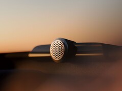 Yeni Volvo EX60'ın içindeki Bowers & Wilkins tweeter'ın yakından görünümü. (Resim: Volvo)