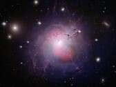 NGC 1275 galaksisini gösteren bir görüntü.