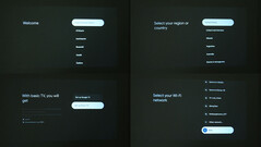 Google TV girişi olmadan ilk kurulum hızlı bir şekilde tamamlanabilir. (Resim kaynağı: Notebookcheck)