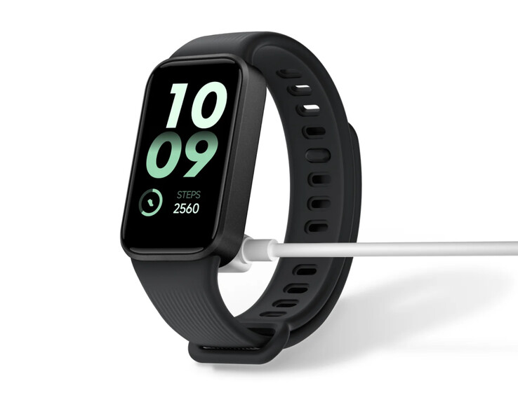 Xiaomi Smart Band 11 Active, manyetik olarak şarj edilir.