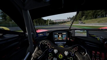 Resimde: Assetto Corsa Competizione oyunundan bir ekran görüntüsü.