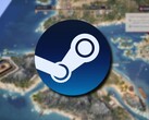 Expeditions oyunundan bir görüntü: Roma ve Steam logosu. (Resim kaynağı: Steam)