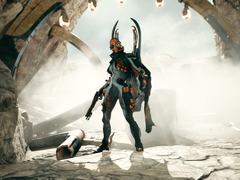 PC'de çalışan Warframe'den bir ekran görüntüsü