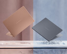 Panther Lake ZenBook 14 OLED, tam şarjla 18 saate kadar web'de gezinme süresi vaat ediyor. Resimde: dizüstü bilgisayarın iki renk seçeneğini gösteren tanıtım fotoğrafı.